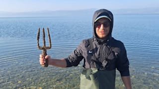 Fischer entdeckt „Speer des Gottes Poseidon“ in einem See in der Türkei