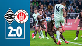 Interessante Technik: Gladbach trifft per Knie-Knaller