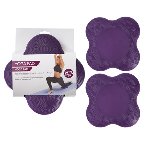 Yoga Knie-Pads 2er Set Lila