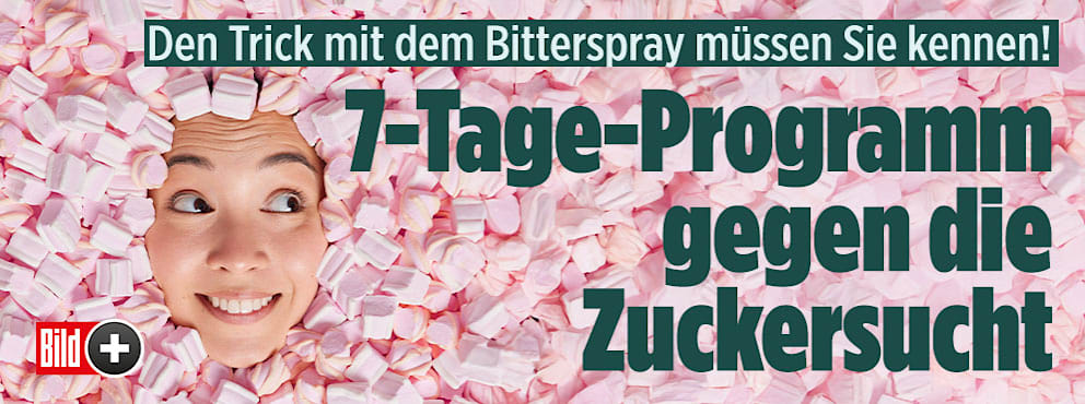 Zucker-Junkies aufgepasst: 7-Tage-Programm gegen Süßigkeiten-Lust