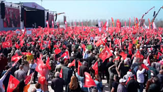 Massenprotest in Istanbul: Tausende fordern Freiheit für Imamoğlu