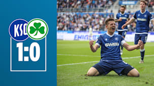 Stadion bebt!: Traumtor vom KSC-Spielmacher