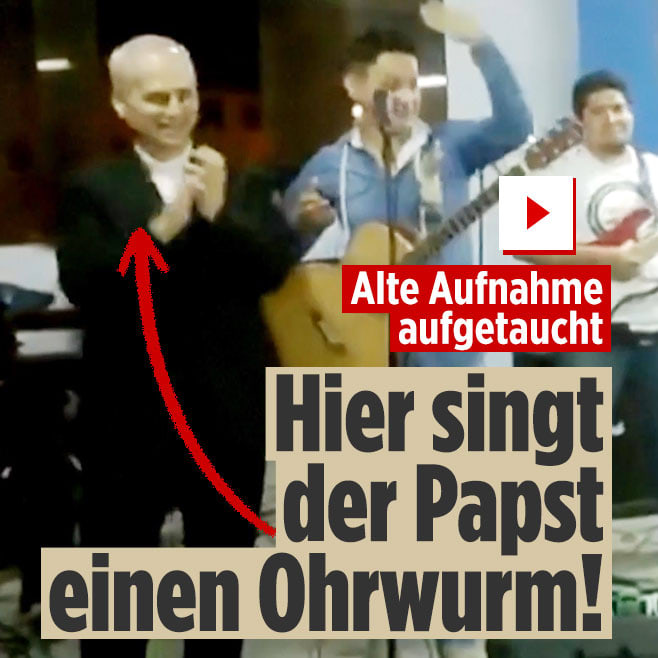 Alte Aufnahme aufgetaucht: Hier singt Papst Leo einen Ohrwurm!