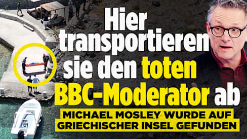 Michael Mosley: Hier transportieren sie den toten BBC-Moderator ab