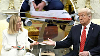 Trump protzt mit Air Force One, die er nie fliegen wird