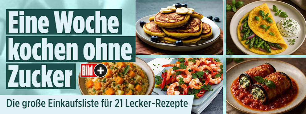 Zuckerfrei genießen: 21 gesunde Rezepte für Montag bis Sonntag