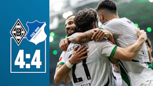 8-Tore-Wahnsinn!: Verrückte Traumtor-Party in Gladbach
