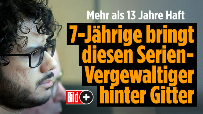 Mehr als 13 Jahre Haft: Mädchen (7) bringt Vergewaltiger in den Knast