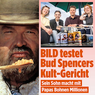 Sohn macht Mio. mit Bohnen: BILD testet Bud Spencers Kult-Gericht
