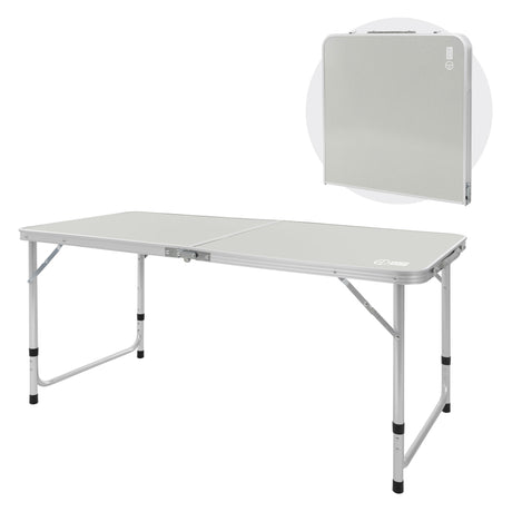 Campingtisch klappbar 120x60x54-70 cm aus Aluminium