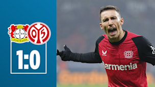 Bayer Leverkusen: Grimaldo-Traumtor entscheidet Topspiel gegen Mianz