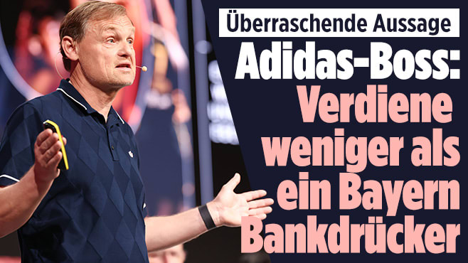 Fußball: Adidas-Boss Björn Gulden: Verdiene weniger als ein Bayern-Bankdrücker