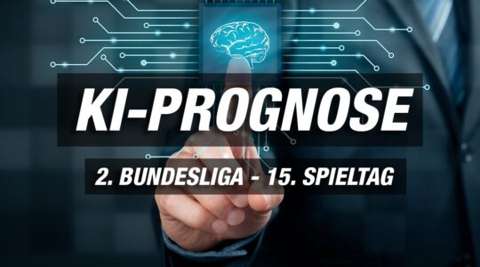 KI Prognosen zum 15. Spieltag der 2. Bundesliga