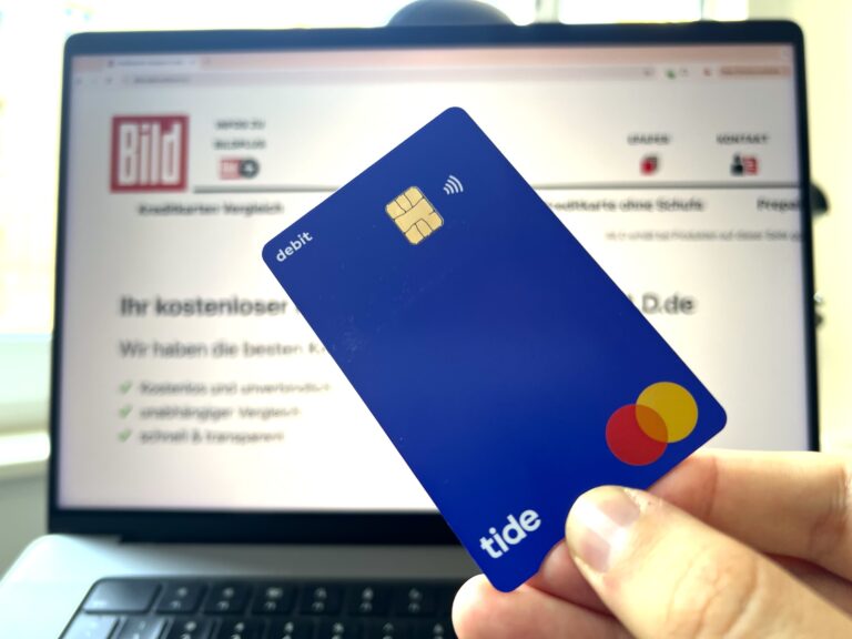 tide Geschäftskonto und Firmenkreditkarte im Test. Mene Bewertung und Erfahrungen